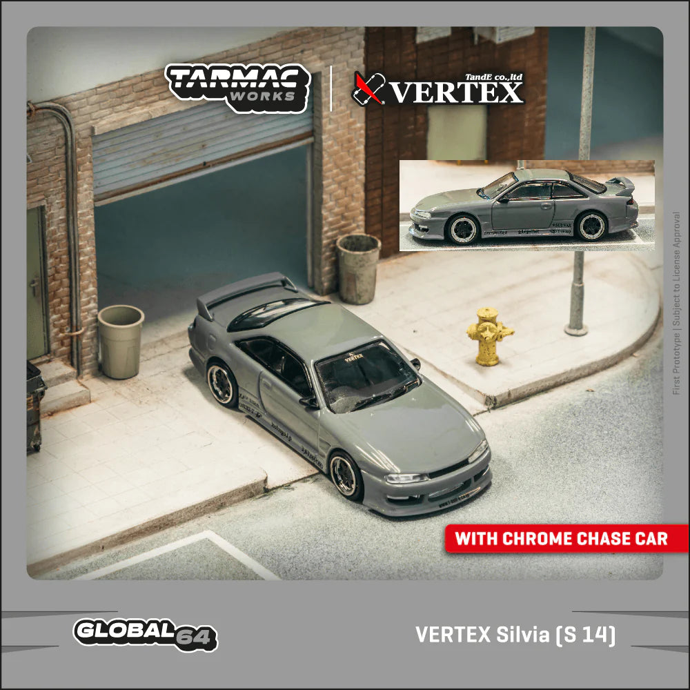 *Pre-Order* Tarmac Works VERTEX Silvia (S14) Grey