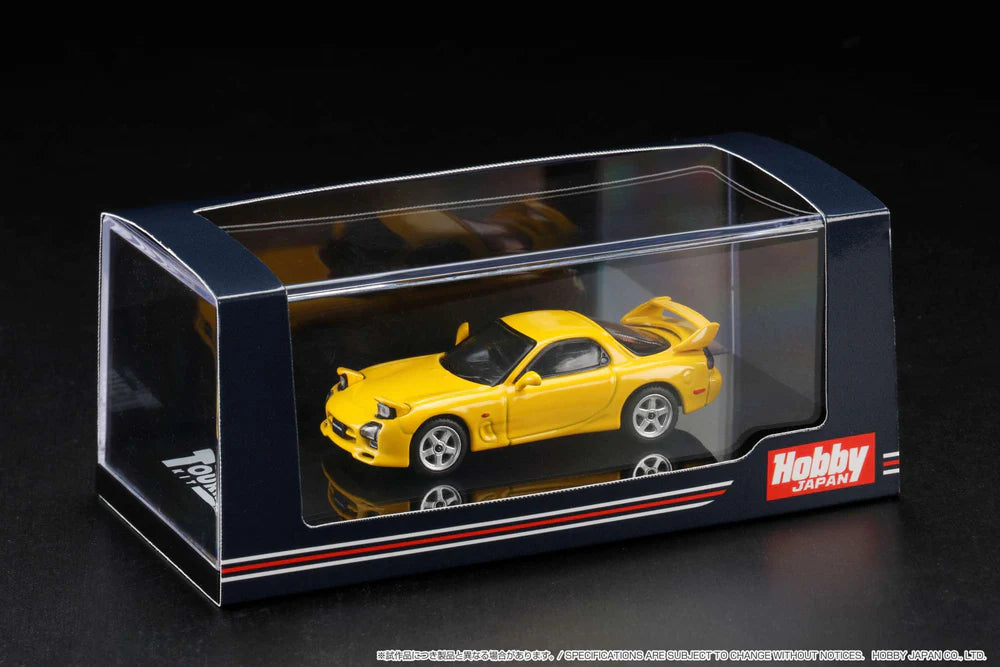 Hobby Japan efini RX-7 FD3S (A-SPEC.) - Sunburst Yellow