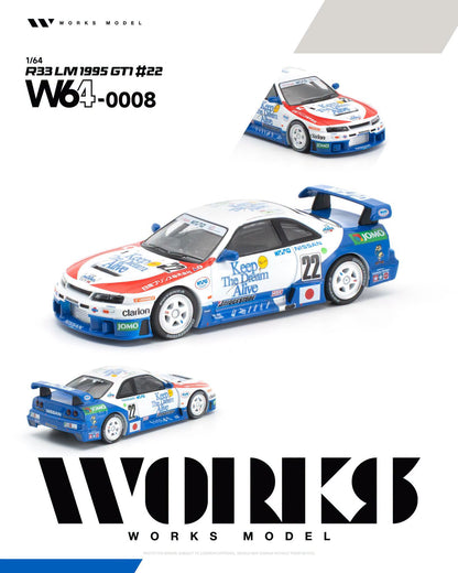 *Pre-Order* Works Model W64-0008 R33 LM 1995 GT1 #22