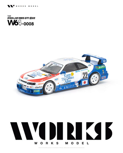 *Pre-Order* Works Model W64-0008 R33 LM 1995 GT1 #22