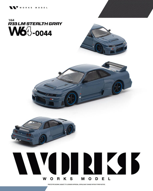 *Pre-Order* Works Model - W64-0044 R33 LM STEALTH GRAY