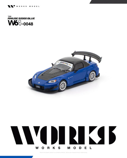 *Pre-Order* Works Model - W64-0048 AMUSE S2000 GT1 TURBO BLUE