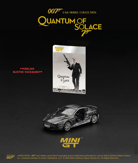 *Pre-Order* Mini GT No.924 Aston Martin DBS "Quantum of Solace" - English Blister Packaging