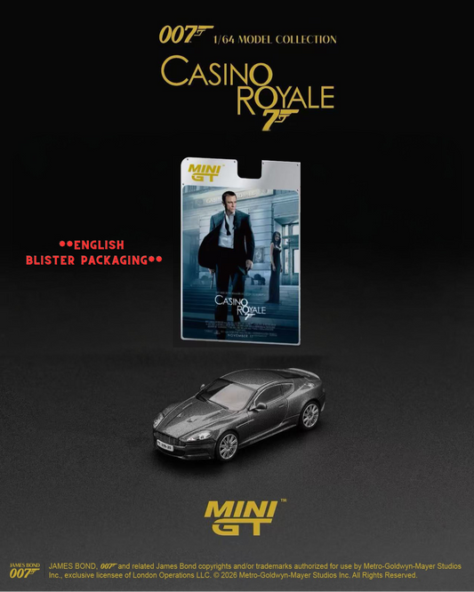 *Pre-Order* Mini GT No.917 Aston Martin DBS "Casino Royale" - English Blister Packaging