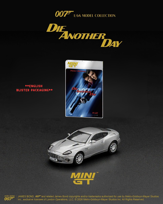 *Pre-Order* Mini GT No.926 Aston Martin V12 Vanquish "Die Another Day" - English Blister Packaging