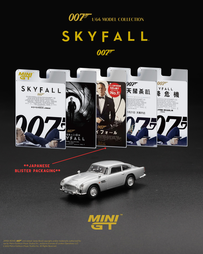 Mini GT No.913 Aston Martin DB5 "Skyfall" - Japanese Blister Packaging