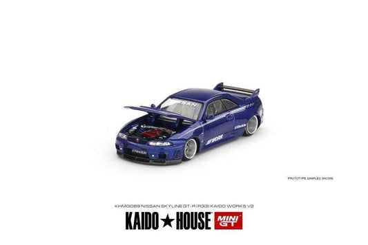 Mini GT x Kaido House No.089 Nissan Skyline GT-R (R33) Kaido Works V2