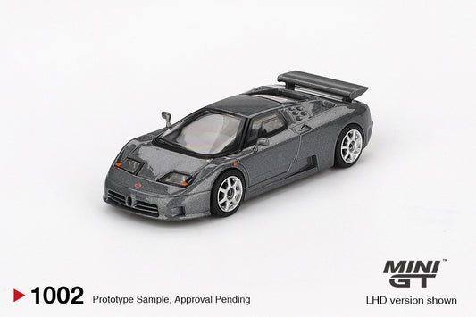 *Pre-Order* Mini GT No.1002 Bugatti EB110 Super Sport Grigio Scuro