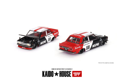 Mini GT x Kaido House No.102 Datsun Street 510 Racing V1