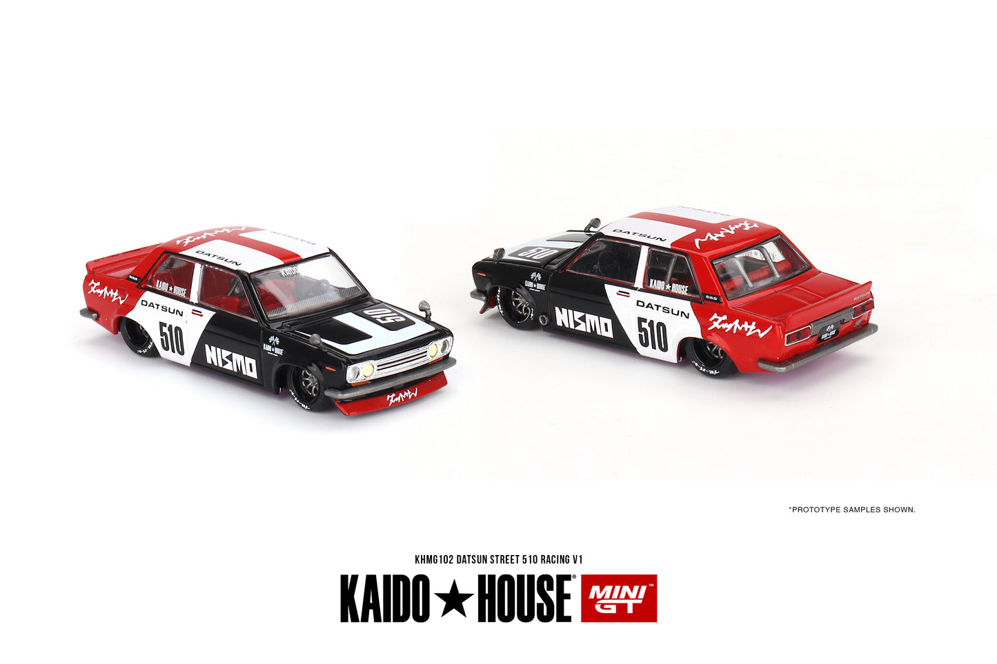 Mini GT x Kaido House No.102 Datsun Street 510 Racing V1