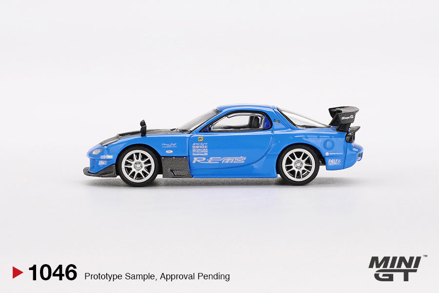 *Pre-Order* Mini GT No.1046 Mazda RX-7 RE-Amemiya 20B NA 3ROTOR-7 “Ama-san Go”