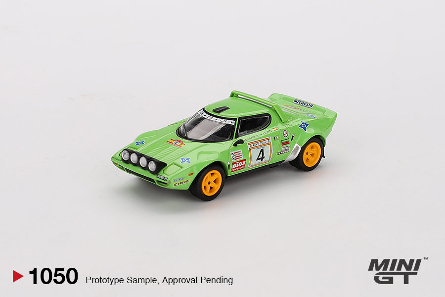 *Pre-Order* Mini GT No.1050 Lancia Stratos HF #4 1979 Spanish Rally Champion