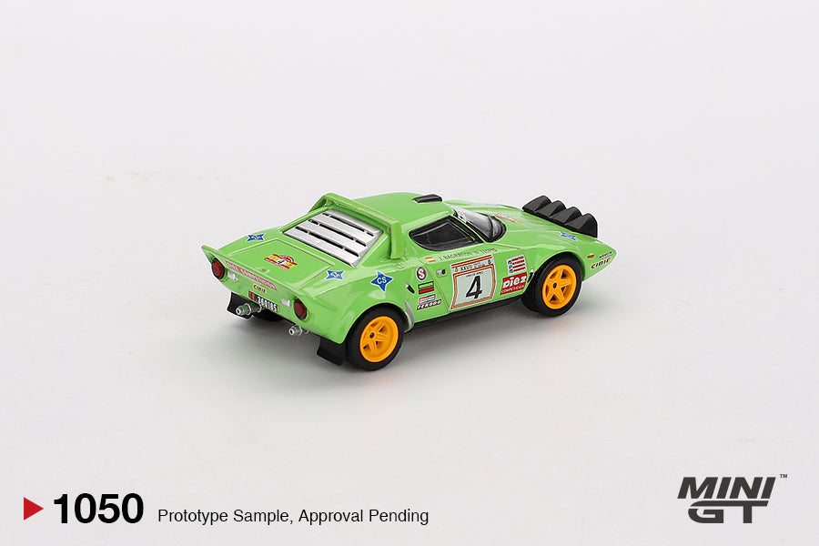 *Pre-Order* Mini GT No.1050 Lancia Stratos HF #4 1979 Spanish Rally Champion
