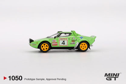 *Pre-Order* Mini GT No.1050 Lancia Stratos HF #4 1979 Spanish Rally Champion