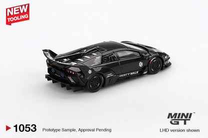 *Pre-Order* Mini GT No.1053 Lamborghini LB-Silhouette WORKS MURCIELAGO GT Evo Black