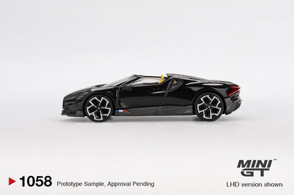 *Pre-Order* Mini GT No.1058 Bugatti W16 Mistral Black
