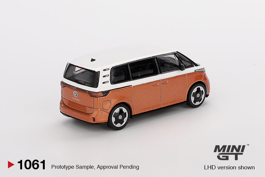 *Pre-Order* Mini GT No.1061 Volkswagen ID.Buzz Candy White / Energetic Orange