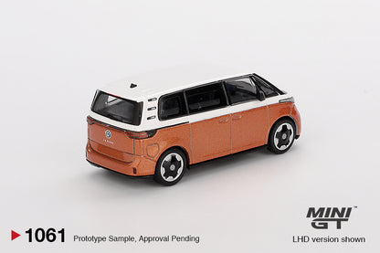 *Pre-Order* Mini GT No.1061 Volkswagen ID.Buzz Candy White / Energetic Orange