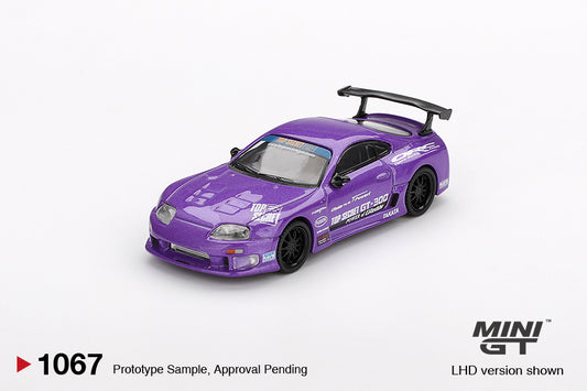 *Pre-Order* Mini GT No.1067 Toyota Supra (A80) Top Secret GT-300 Top Secret Purple