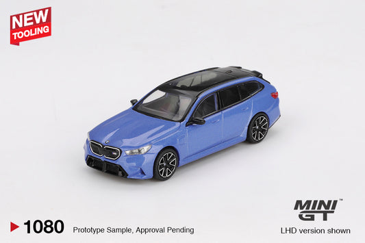 *Pre-Order* Mini GT No.1080 BMW M5 Touring (G99) Marina Bay Blue Metallic