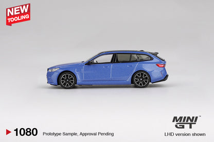 *Pre-Order* Mini GT No.1080 BMW M5 Touring (G99) Marina Bay Blue Metallic
