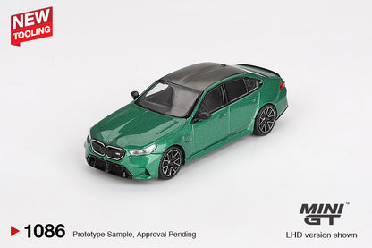 *Pre-Order* Mini GT No.1086 BMW M5 (G90) Isle of Man Green Metallic
