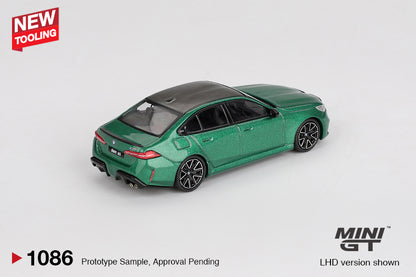 *Pre-Order* Mini GT No.1086 BMW M5 (G90) Isle of Man Green Metallic
