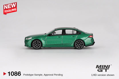 *Pre-Order* Mini GT No.1086 BMW M5 (G90) Isle of Man Green Metallic