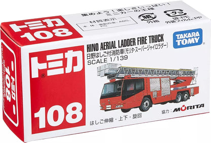 Tomica No.108 Hino Aerial Ladder Fire Truck