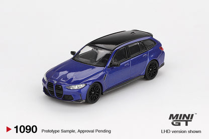 *Pre-Order* Mini GT No.1090 BMW M3 Competition Touring Portimao Blue Metallic