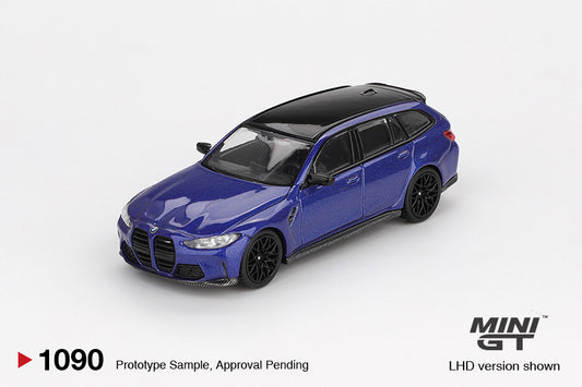 *Pre-Order* Mini GT No.1090 BMW M3 Competition Touring Portimao Blue Metallic