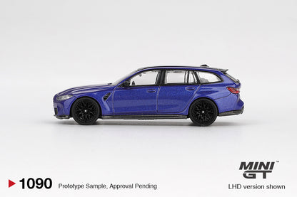 *Pre-Order* Mini GT No.1090 BMW M3 Competition Touring Portimao Blue Metallic