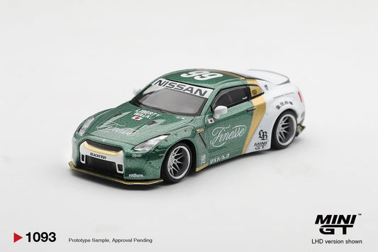 *Pre-Order* Mini GT No.1093 Nissan GT-R (R35) LB★WORKS Type 1, Custom Ducktail Auto Finesse
