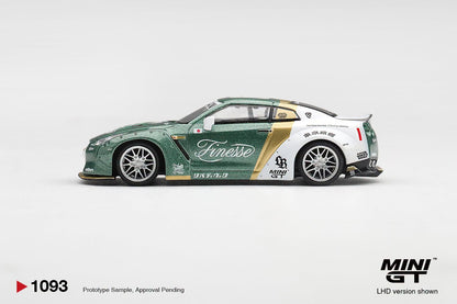 *Pre-Order* Mini GT No.1093 Nissan GT-R (R35) LB★WORKS Type 1, Custom Ducktail Auto Finesse