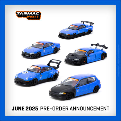 *Pre-Order* Tarmac Works 10th Anniversary Box Set - 5 Model Cars + Trading Cards Combo Set
