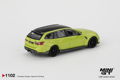 *Pre-Order* Mini GT No.1102 BMW M3 M Performance Touring Sao Paulo Yellow