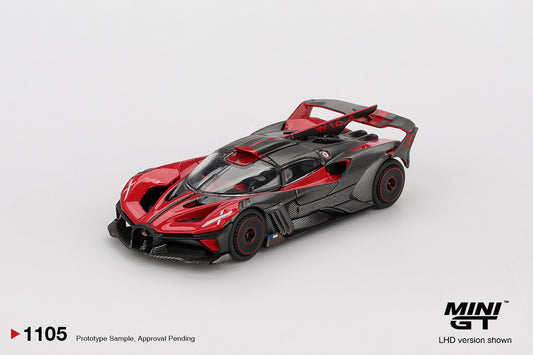 *Pre-Order* Mini GT No.1105 Bugatti Bolide Red
