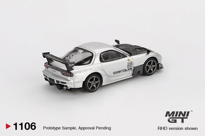 *Pre-Order* Mini GT No.1106 Mazda RX-7 RE-Amemiya Silver Metallic