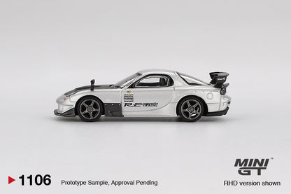 *Pre-Order* Mini GT No.1106 Mazda RX-7 RE-Amemiya Silver Metallic