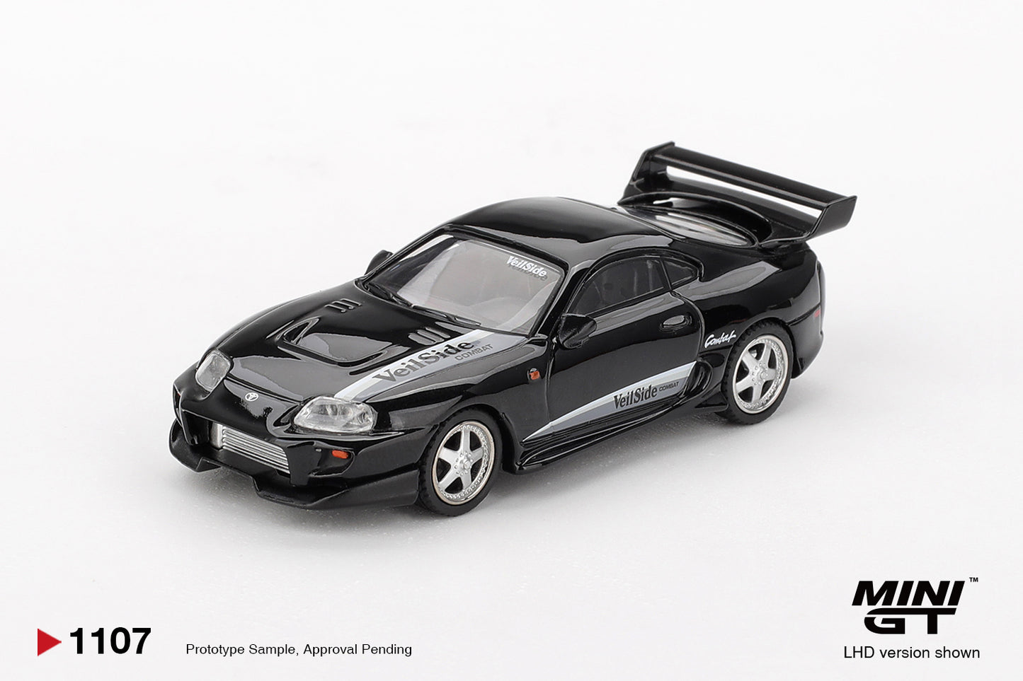 *Pre-Order* Mini GT No.1107 Toyota Supra VeilSide Combat V-II Black