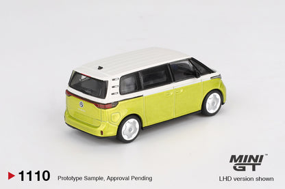 *Pre-Order* Mini GT No.1110 Volkswagen ID.Buzz Candy White / Pomelo Yellow