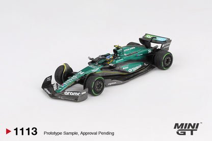 *Pre-Order* Mini GT No.1113 Aston Martin AMR24 #14 Fernando Alonso 2024 F1 2024 Canadian GP