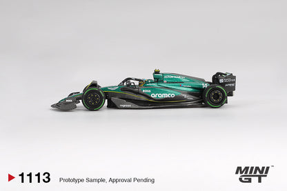 *Pre-Order* Mini GT No.1113 Aston Martin AMR24 #14 Fernando Alonso 2024 F1 2024 Canadian GP