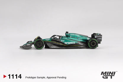 *Pre-Order* Mini GT No.1114 Aston Martin AMR24 #18 Lance Stroll 2024 F1 2024 Canadian GP