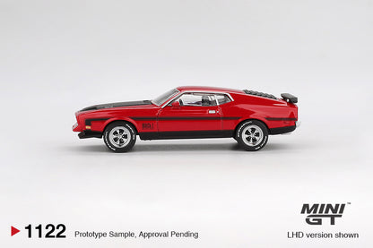 *Pre-Order* Mini GT No.1122 Ford Mustang Mach1 1971 Race Red
