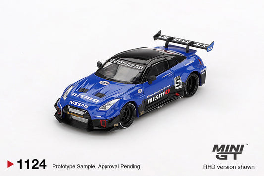 *Pre-Order* Mini GT No.1124 LB-Silhouette WORKS GT NISSAN 35GT-RR Ver.2 Blue