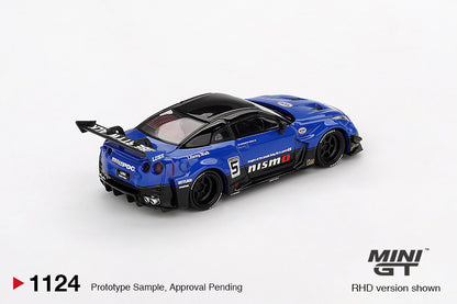 *Pre-Order* Mini GT No.1124 LB-Silhouette WORKS GT NISSAN 35GT-RR Ver.2 Blue