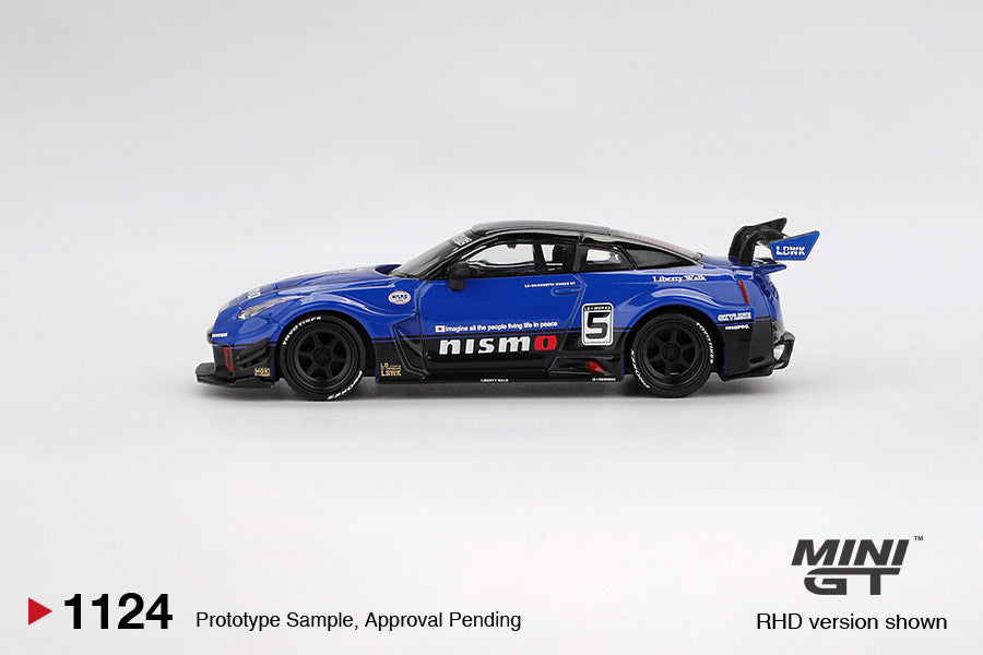 *Pre-Order* Mini GT No.1124 LB-Silhouette WORKS GT NISSAN 35GT-RR Ver.2 Blue
