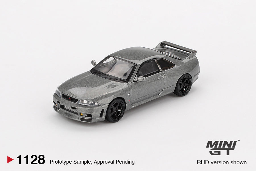 *Pre-Order* Mini GT No.1128 Nissan Skyline GT-R Dark Metal Gray (NISMO BCNR33 CRS Version)