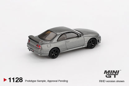 *Pre-Order* Mini GT No.1128 Nissan Skyline GT-R Dark Metal Gray (NISMO BCNR33 CRS Version)